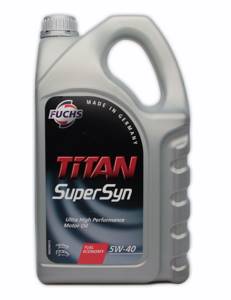 Моторное масло FUCHS Titan SuperSyn SAE 5w40, 1л